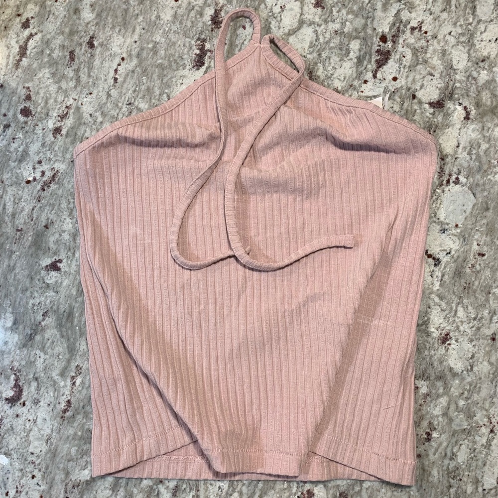 Ribbed Halter Top